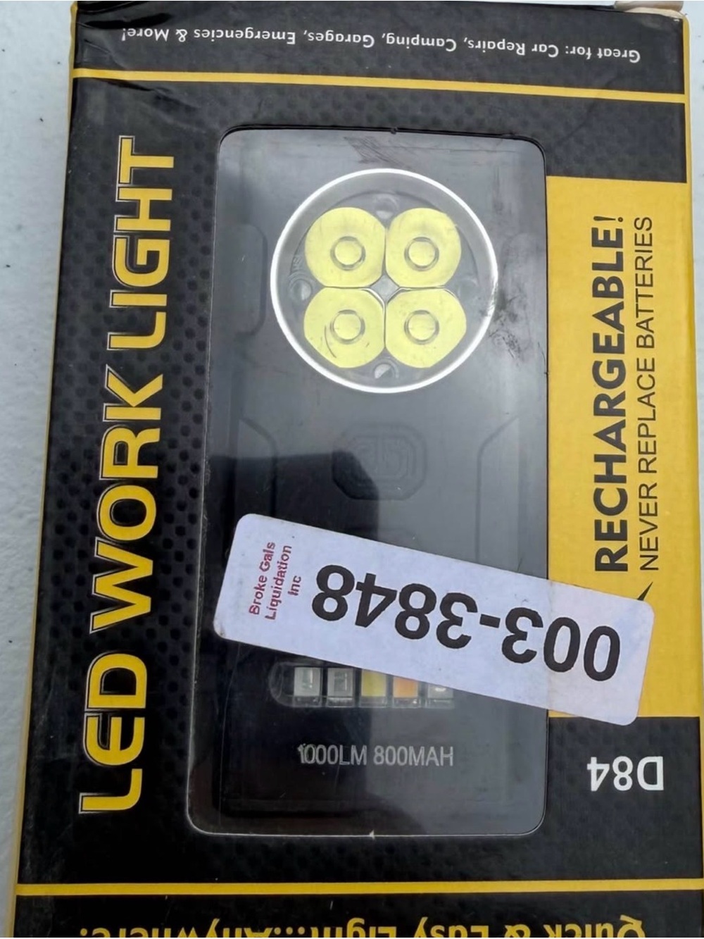 LED Keychain Flashlight Compact Design with Fast Charging and Magnet Base - Picture 2 of 4